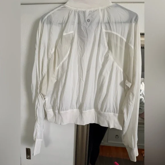 lululemon athletica White Bomber Jacket - Picture 2 of 5